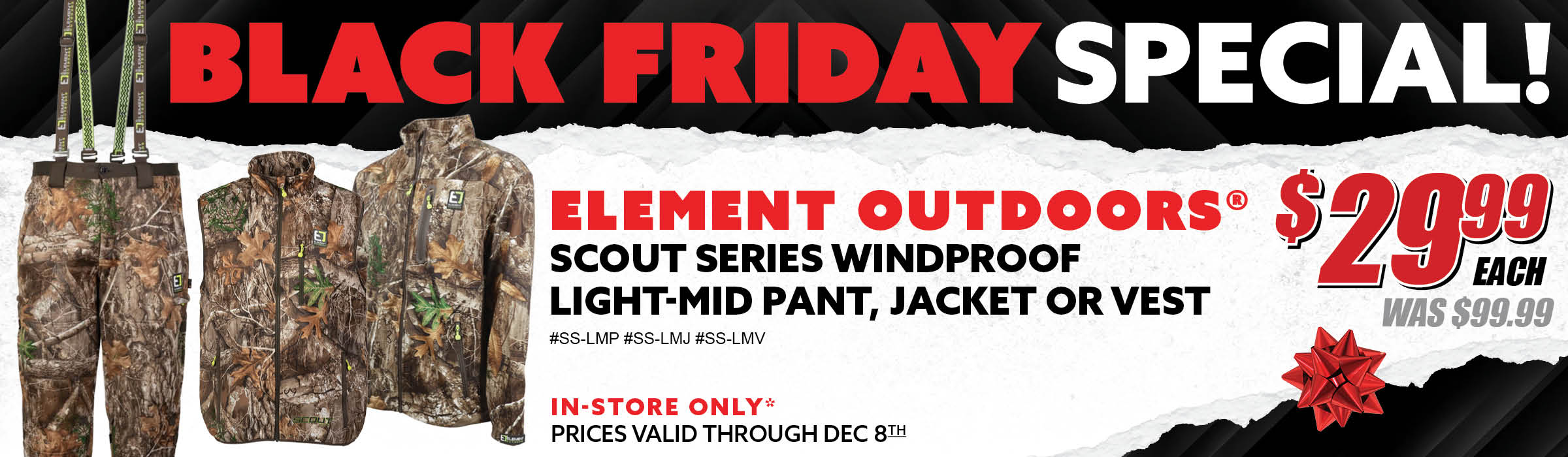 Black Friday - Element Camo - In-store Only